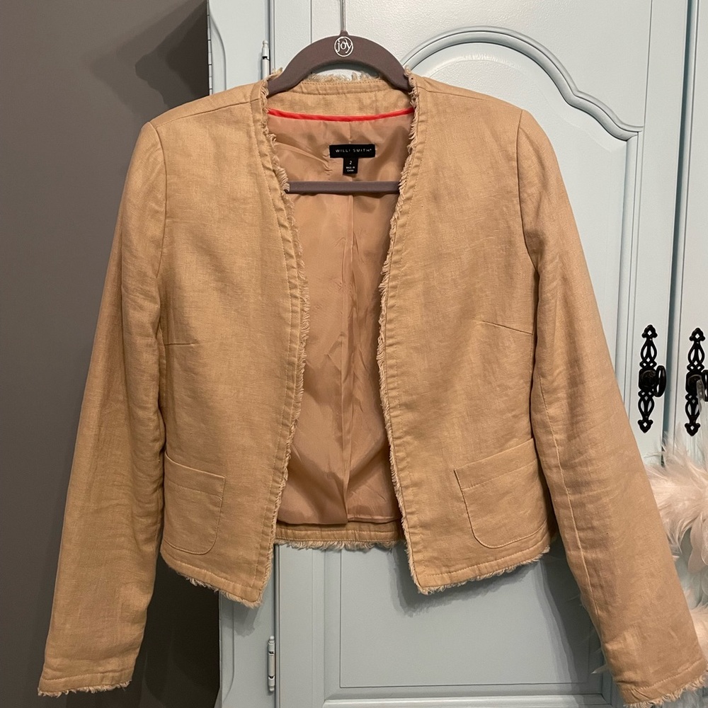 Willi Smith 100% Linen Jacket